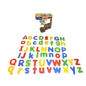 Melissa & Doug Disney Mickey Mouse Wooden Alphabet Magnets 52 Upper & Lowercase